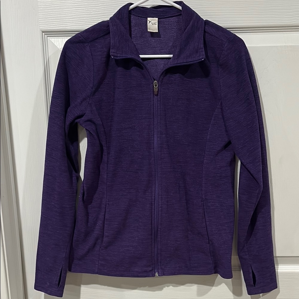 Old Navy Active Purple Fleece Pullover